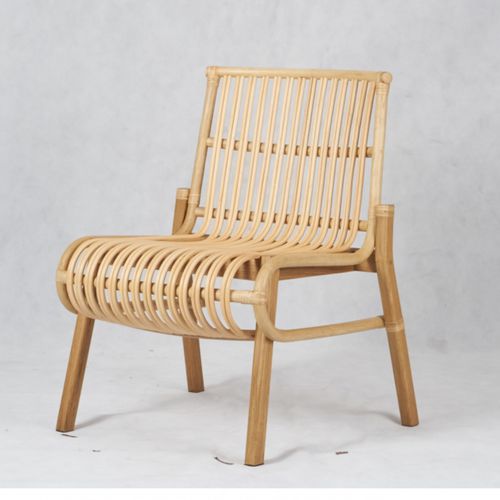 Fauteuil contemporain - WIGG : P16CH-024 - Corner 43 Decor - en bois massif / en rotin