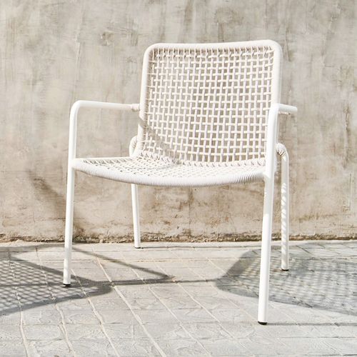 Chaise contemporaine - AZURE - Corner 43 Decor - d'extérieur / aluminium / en polypropylène