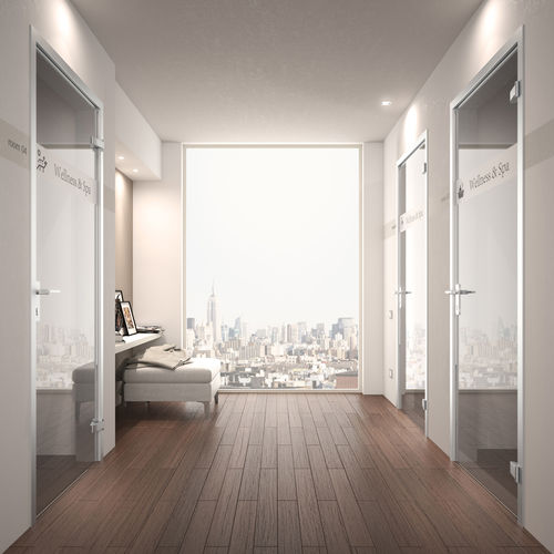 Cloison séparatrice fixe - IMBOTTE - Logli Massimo Spa - modulaire / en verre / en aluminium
