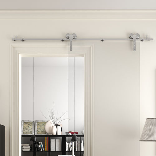 Système coulissant en métal - GIUMAX - Logli Massimo Spa - pour porte / pour porte en verre