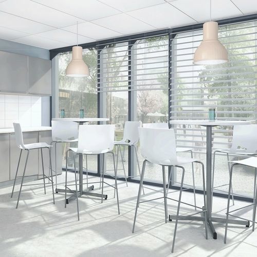 Chaise de bar contemporaine - FONDO - Nowy Styl - d'intérieur / en acier / en plastique