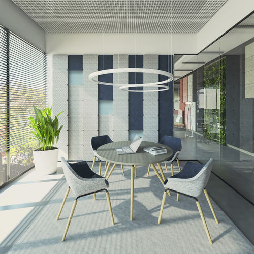 Panneau d'absorption acoustique suspendu - SILEO - Nowy Styl - mural / pour cloison / pour plafond
