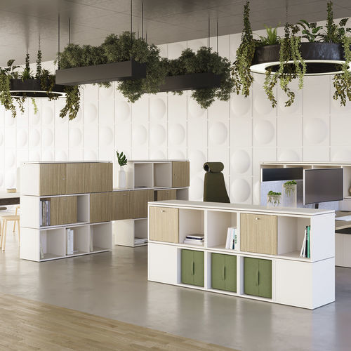 Bibliothèque modulable - OXO - Nowy Styl - contemporaine / professionnelle / en bois