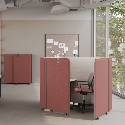Cellule de concentration acoustique - BRAINY - Nowy Styl - pour 1 personne / en bois / en tissu