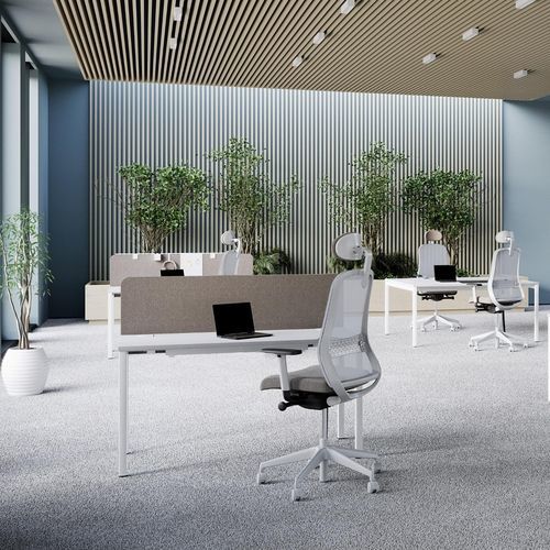 Bureau sur pied - BSPACE - Nowy Styl - contemporain / en bois / en feutre