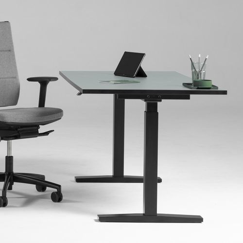 Bureau sur pied - EUP - Nowy Styl - contemporain / en bois / droit