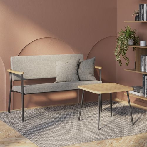 Canapé contemporain - ZONE - Nowy Styl - en tissu / en cuir / avec accoudoirs