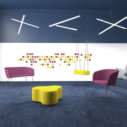 Pouf contemporain - TAPA - Nowy Styl - en tissu / rond / carré