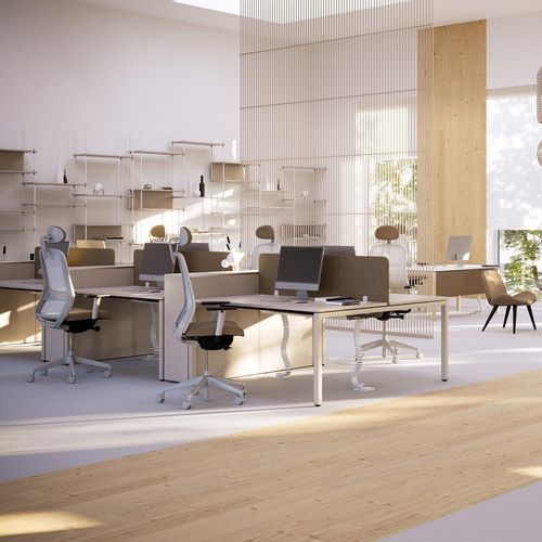 Bureau pour open space - CS5040 - Nowy Styl - sur pied / de 2 à 4 personnes / contemporain
