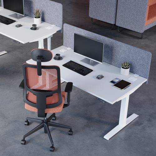 Bureau sur pied - EMODEL 3.0 - Nowy Styl - contemporain / en bois / droit