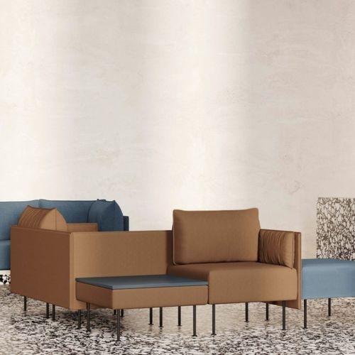 Canapé modulable - CREVA - Nowy Styl - contemporain / en acier à revêtement par poudre / en mousse