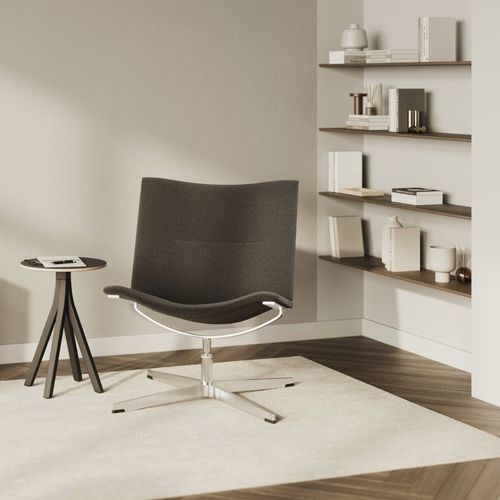 Fauteuil contemporain - SIVU - Nowy Styl - en tissu / en métal / tapissé