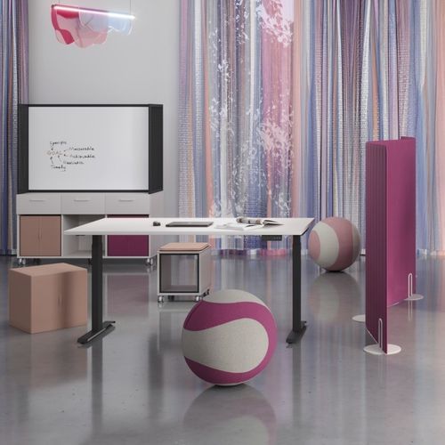 Bureau sur pied - EUP PRIME - Nowy Styl - pour 2 personnes / de 2 à 4 personnes / contemporain
