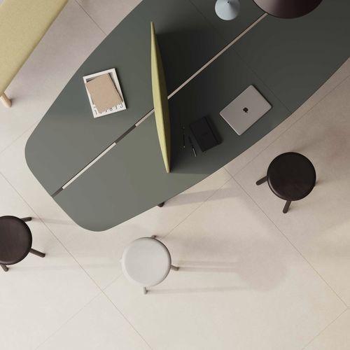 Table de conférence avec prise de courant intégrée - CREVA - Nowy Styl - acoustique / modulable / avec étagère