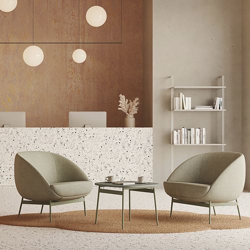 Table basse contemporaine - MOLLEN - Nowy Styl - en métal / en mélaminé / avec piètement en métal
