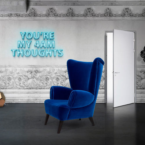 Fauteuil classique - TOMMY - Larforma - en velours / en coton / en cuir