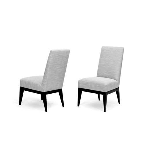 Chaise de salle à manger contemporaine - EUROPA - Larforma - d'intérieur / en tissu / en cuir