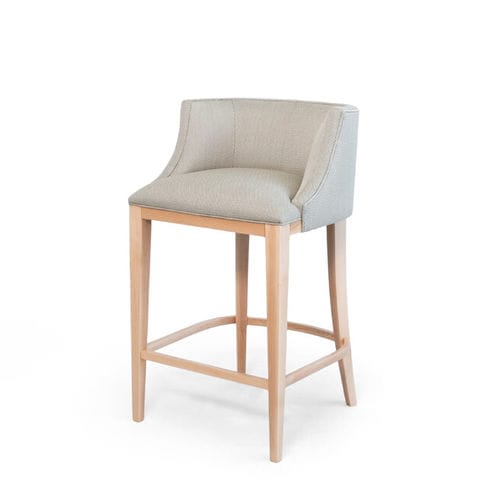 Chaise de bar classique - OPERA - Larforma - d'intérieur / en tissu / en cuir