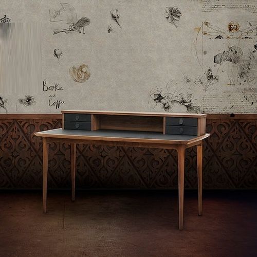 Meuble secrétaire traditionnel - PATRICE - Larforma - en bois massif / en MDF / en contreplaqué