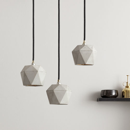 Suspension - [T2] BUNDLE - GantLights - en béton / contemporaine / d'intérieur