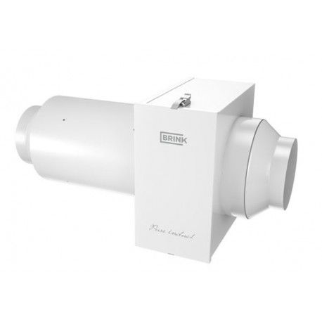 Conduit d'air rigide - PURE INDUCT - Brink Climate Systems - en métal / antimicrobien / durable