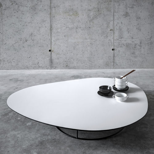 Table basse contemporaine - SOGLINO - Fioroni Design - en noyer / en MDF / en châtaignier