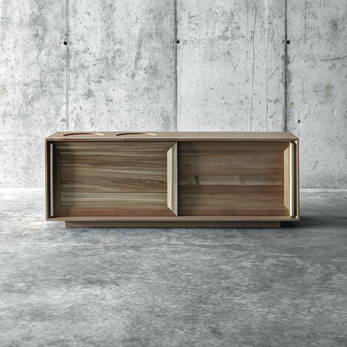 Buffet contemporain - LARES - Fioroni Design - en bois massif / en mélèze