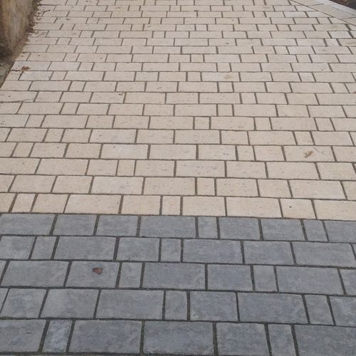 Pavé en béton - 5 formats PF - REPLIK - d'extérieur / de terrasse / de jardin