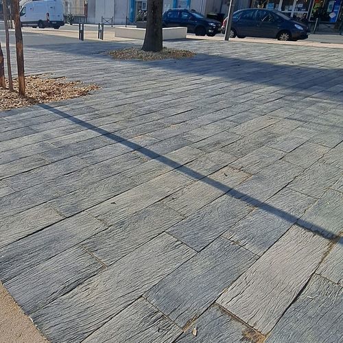 Dallage en béton - LA100 - REPLIK - d'extérieur / de terrasse / de jardin