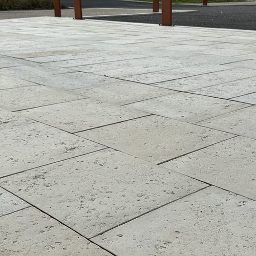 Dallage en béton - 50×50 - REPLIK - d'extérieur / de terrasse / de jardin