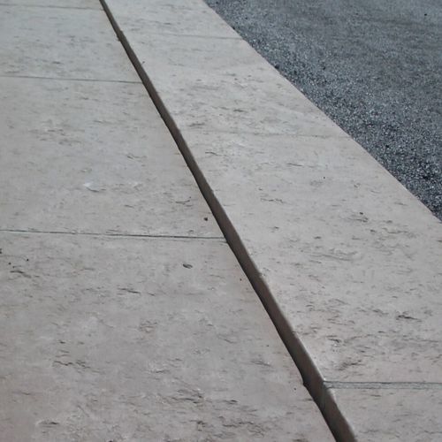 Bordure franchissable pour trottoir - CB10 - REPLIK - en béton / d'extérieur / rectangulaire