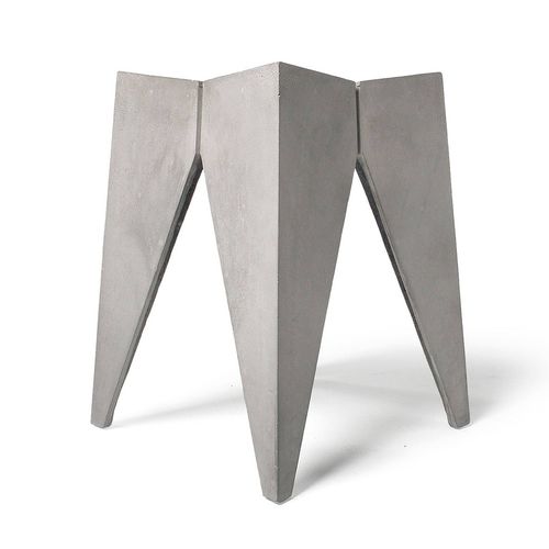 Tabouret contemporain - BRIDGE - Lyon Béton - en béton / avec piètement en béton fibré / de jardin