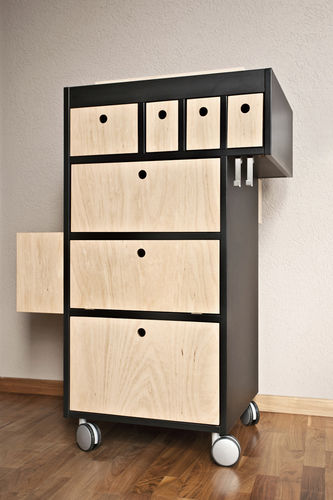 Meuble bar contemporain - SMART BUTLER - Ateliers Phi SA - en métal / en bois