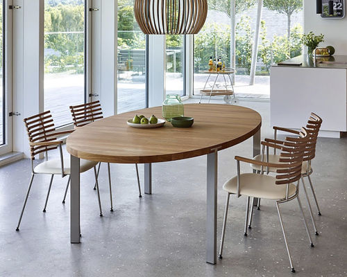 Table à manger contemporaine - GM 2152 - Naver Collection - en chêne / en noyer / en bois massif