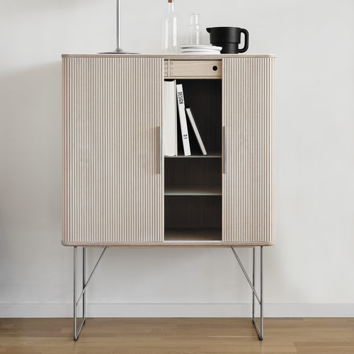 Buffet sur pieds hauts - AK 2740-2742 - Naver Collection - contemporain / en chêne / en noyer