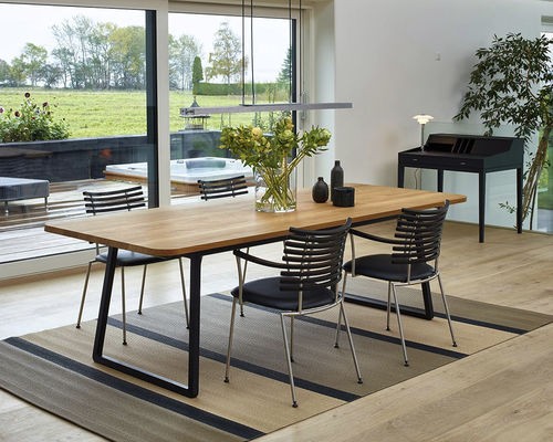 Table à manger contemporaine - GM 3600 Twist - Naver Collection - en chêne / en noyer / en bois massif