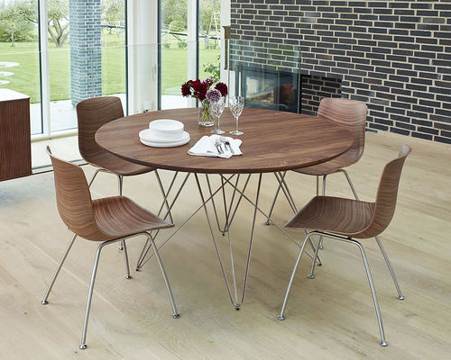 Table contemporaine - GM 3800 Spider - Naver Collection - en noyer / en frêne / en Corian®