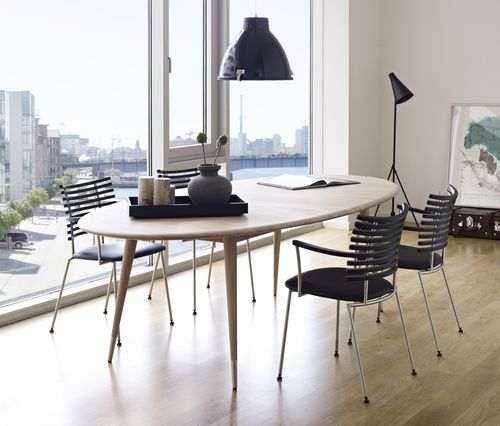 Table contemporaine - GM 9952 Point - Naver Collection - en chêne / en noyer / en frêne