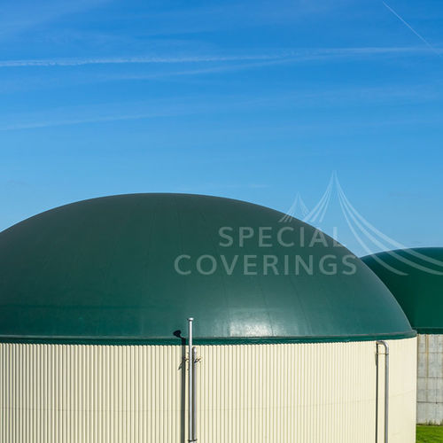 Structure tendue en dôme - COVERS FOR BIOGAS - A Tre Alban Coverings S.r.l. - pour couverture / avec membrane en pvc / pour applications industrielles