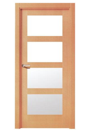 Porte d'intérieur - JAPANESE MODEL BEECH - NORMA DOORS - en bois / battante / vitrée