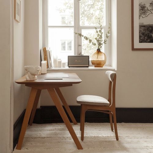 Bureau design minimaliste - S60 - 366 Concept - en chêne / en placage de bois / droit