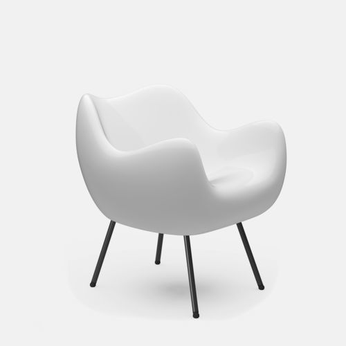 Fauteuil contemporain - RM58  - 366 Concept - en composite / en composite / blanc