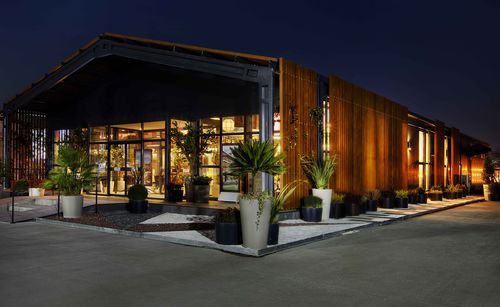 Bâtiment modulaire - NARLI BAHCE RESIDENCES SALES OFFICE - APEC Smart Steel Structures - en acier / ossature métallique / pour restaurant