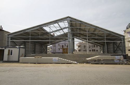Hangar préfabriqué - MIPASAN - APEC Smart Steel Structures - en acier galvanisé