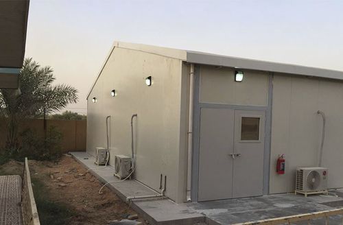 Hangar préfabriqué - ADMINISTRATIVE BUILDINGS AND LOGISTICAL STORAGE UNITS - APEC Smart Steel Structures - en acier galvanisé