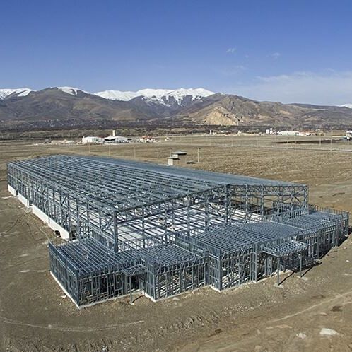 Bâtiment préfabriqué - FIRAT PLASTIC RUBBER CORPORATION - APEC Smart Steel Structures - en acier / ossature métallique / industriel