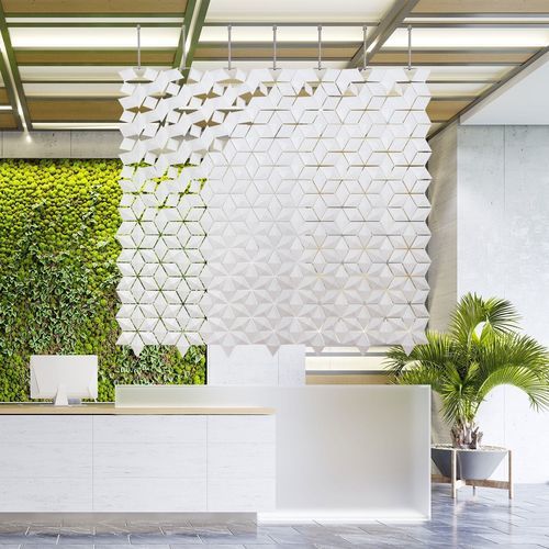 Séparateur d'espace en aluminium - FACET  - Bloomming - en acier inoxydable / en PC ABS / pour hôtel