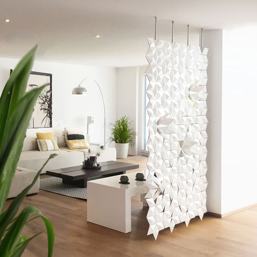 Cloison amovible - FACET  - Bloomming - en aluminium / en acier inoxydable / professionnelle