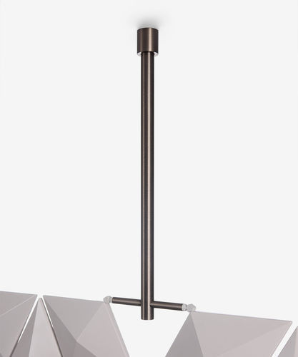 Structure pour plafond en acier inoxydable brossé - FACET - Bloomming - en aluminium / bronze anodisée / en îlot