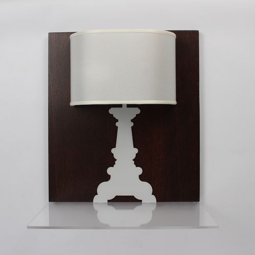 Applique murale contemporaine - P014 - IPSILON PARALUMI - d'intérieur / en tissu / en bois